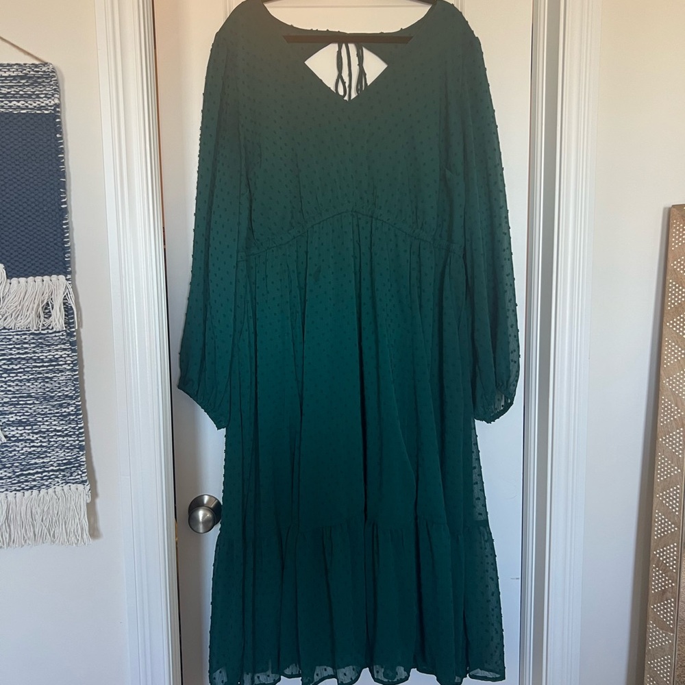 Elegant Green Women's Dress